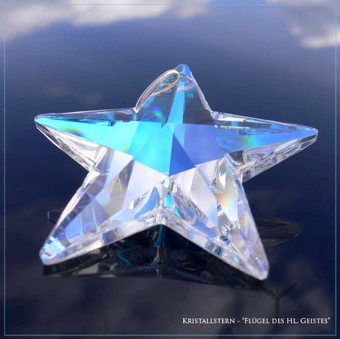 COLGANTE ESTRELLA DE CRISTAL | LITIOS 2 Colgante Estrella De Cristal Azul - Litios